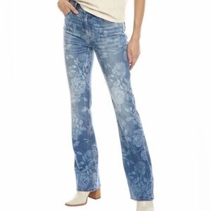 👖🪻Johnny Was Rialto Blue Floral Jeans size 29